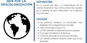 Definición de descolonización y causas